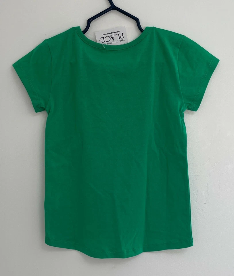 TCP Girls Solid Green Soft Lightweight Short Sleeve Shirt, Green, XS (4), NWT - Image 2 of 2