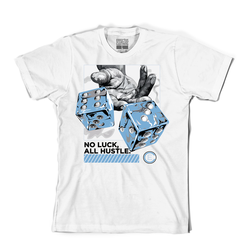Tee to match Air Jordan Retro 11 Legend Blue. No Luck Tee - Bild 2 von 3