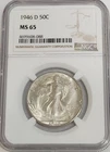 1946-D MS65 Walking Liberty Half Dollar NGC