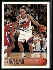 1996-97 Topps #182 Steve Nash Rookie Card RC NM-MT Phoenix Suns. rookie card picture