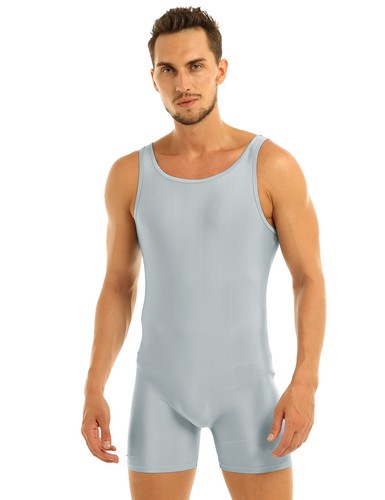 Herren Basic Unitard Schwimmen Trikot Body Einteiler Ringen Singlet Overall - Bild 25 von 84