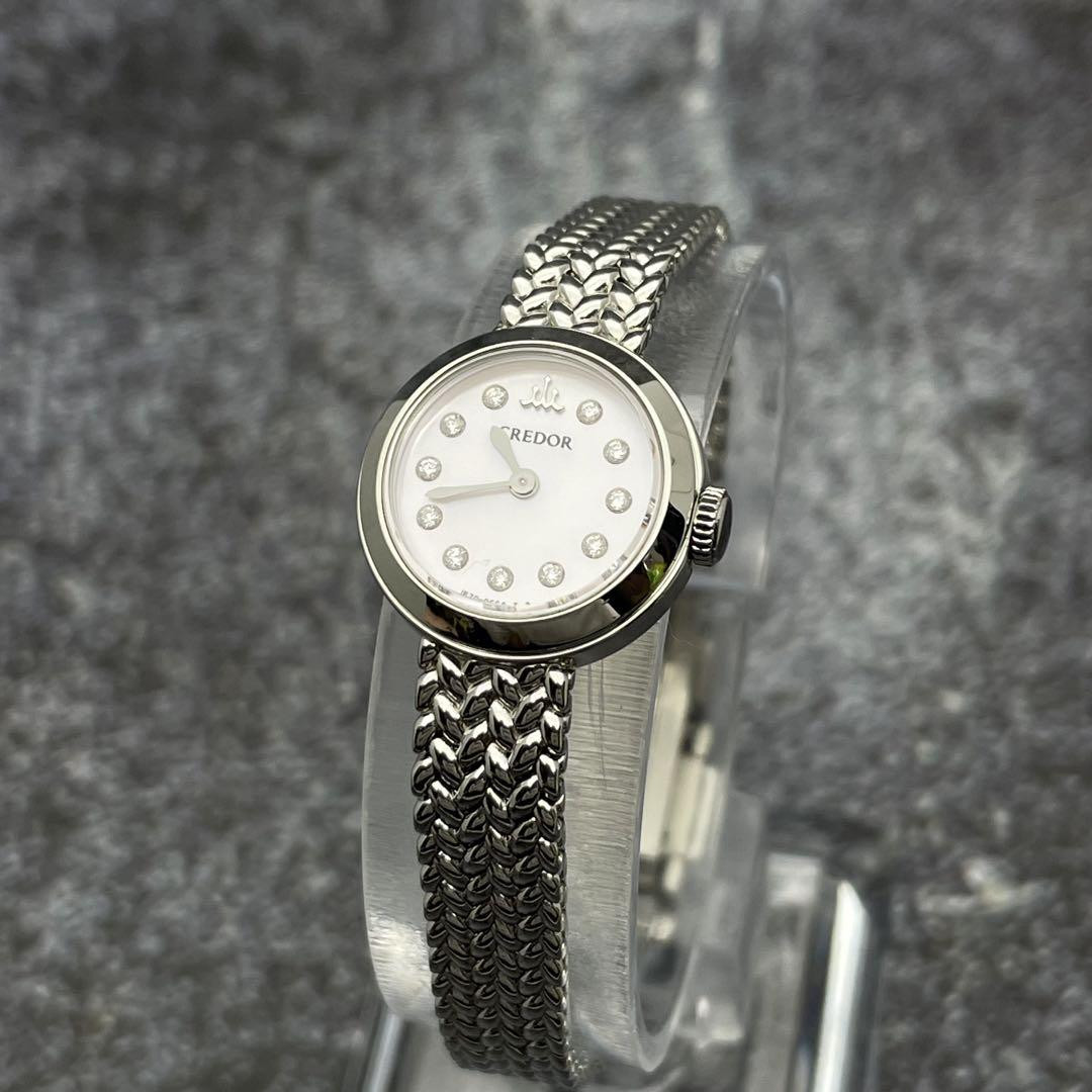 Seiko Credor Women's Watch 11P Diamond Dial Stainless Steel