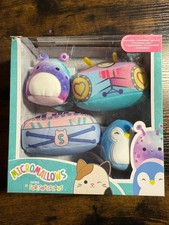 Squishmallows Micromallows 4-Pack Gift Set w/ Accessories   New in Box