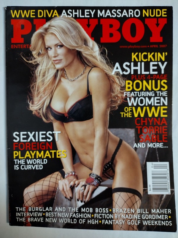 Playboy Magazine Featuring Women of the WWE, April 2007 (Used)