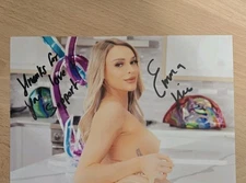 Emma Hix Signed 8 By 10 Adult Film Star