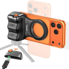 Magnetic Phone Camera Grip, Smartphone Holder Selfie Handle Snap with Wireless U
