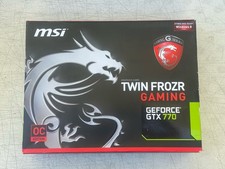 MSI NVIDIA GEFORCE GTX 770 4GB GDDR5 GRAFICA OVC Ed TWIN FROZER Serie G NUOVO