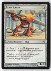 Brass Squire 101/155 Mirrodin Besieged