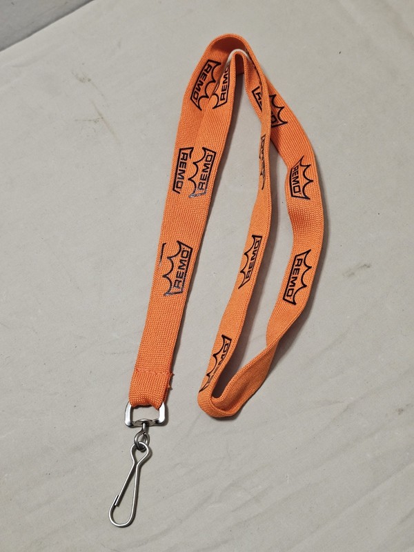 Remo Drums Orange Nylon Lanyard