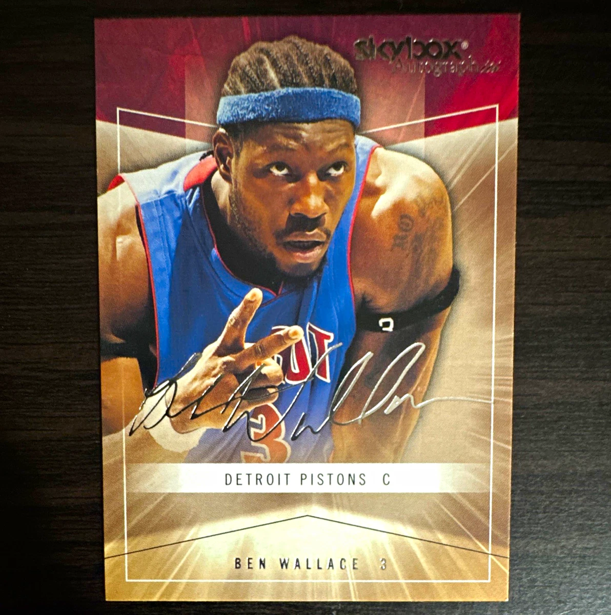 Ben Wallace Basketball Autographed Sports Trading Cards