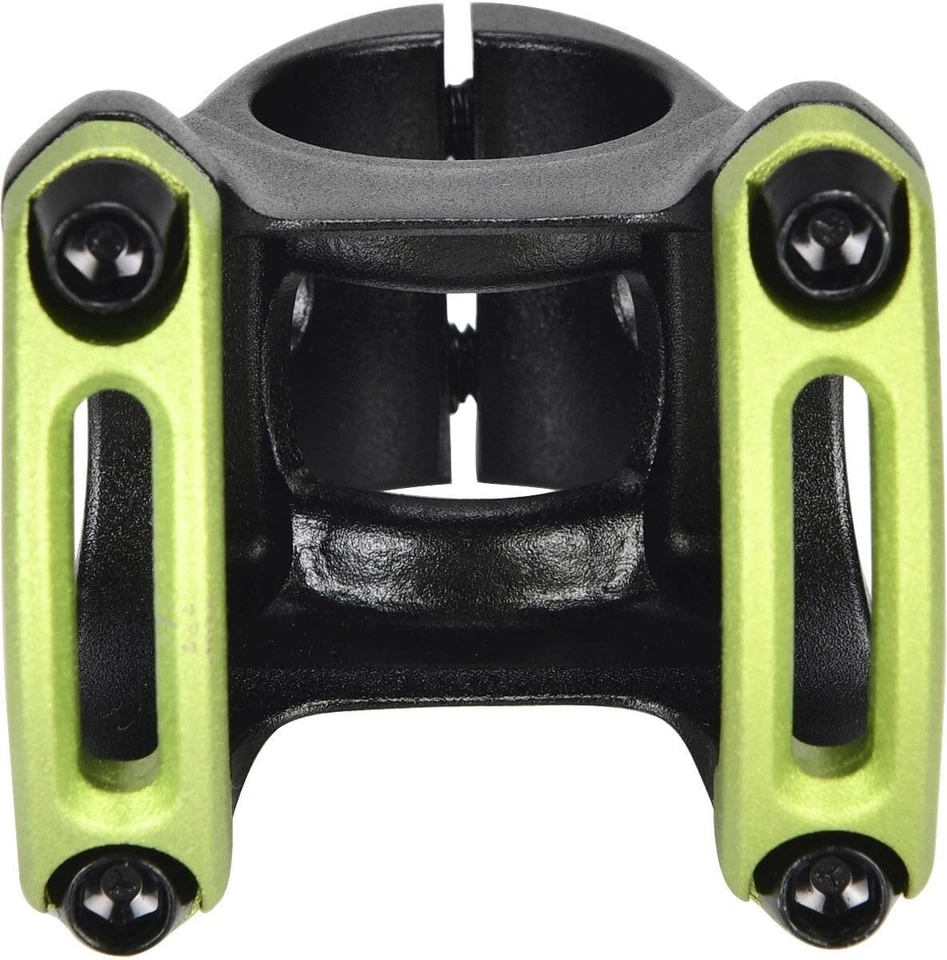 Vástago de bicicleta anodizado Split 35 Enduro Trail Shotpeen, negro/verde, 50 mm Foto 4 de 4