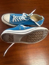 Converse sneaker hard blue low size 12