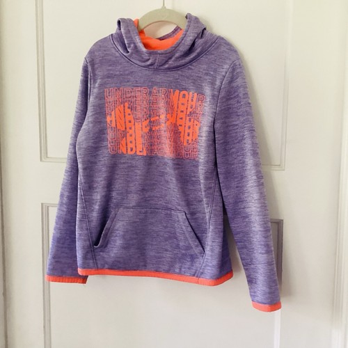 Under Armor Girls Loose Fit Long Sleeve Hoodies Lot Of 3 Youth Size S/M Athletic - Picture 3 of 16