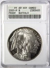 2001 P PF 69 HVY Cameo Proof Buffalo ANACS