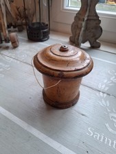 ETUI  /  devidoir a fil en bois fin xix èm art populaire deco campagne cuisine