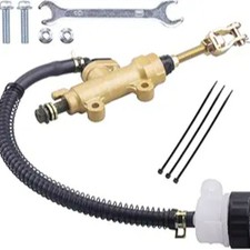 Rear Brake Master Cylinder Compatible with 70cc 90cc 110cc 125cc ATV/Dirt Bike 1