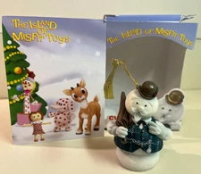 Island of Misfit Toys Rudolph CVS Christmas Ornament, Sam the Snowman, CHIP READ