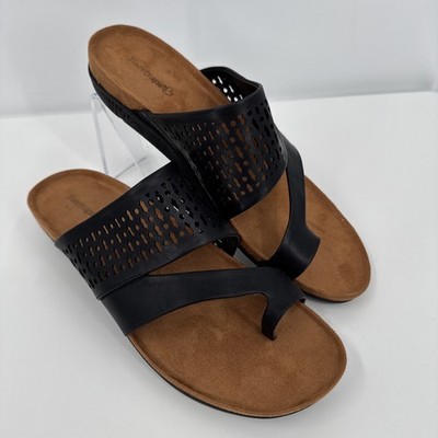 Baretraps JUNY Women's Sandal s Black  9.5M Lightweight Comfort Flip Flops Boho