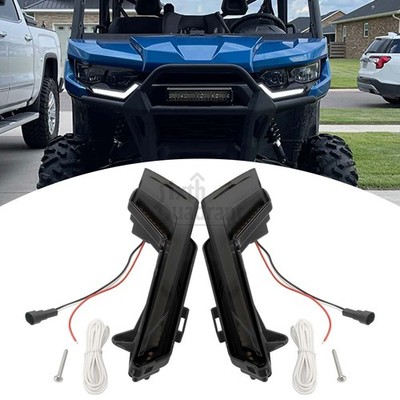 LED Signature Auxiliary Turn Signal Lights For Can-Am Defender Max #715006896