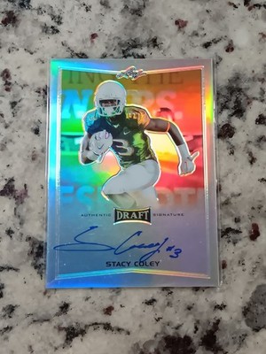 2016 Leaf Draft Silver Prizm Stacy Coley Auto Miami Hurricanes 