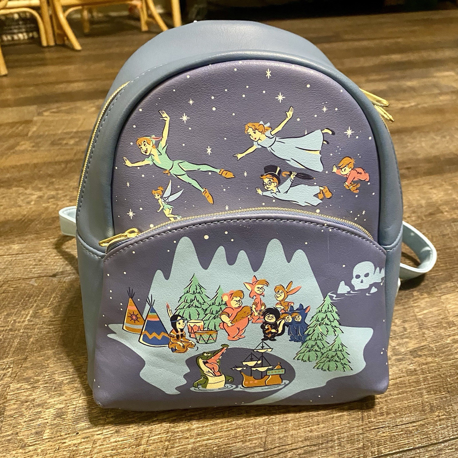 Loungefly Disney Peter Pan Wendy & The Lost Boys Mini Backpack Purse Never Land