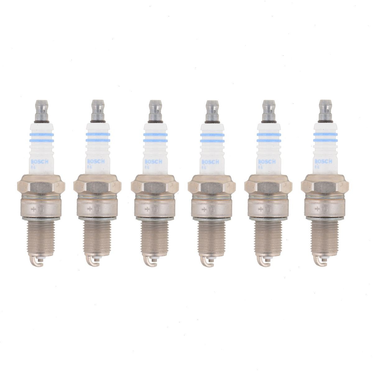 6 pc Bosch Nickel Copper Spark Plugs for 1974-1976 Jeep J20 4.2L L6 Ignition ba