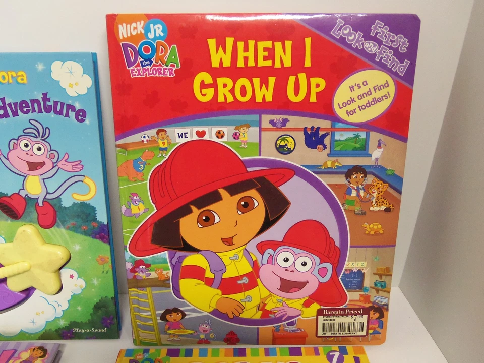 Lot of 7 RARE Dora The Explorer Children Books - Magic Wand Play Sound Dance etc - Image 3 of 4