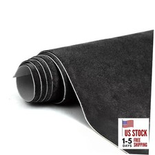 Premium Suede Fabric Wrap - 17x70 inch Suede Wrap for Car 17 x70 Inches Black