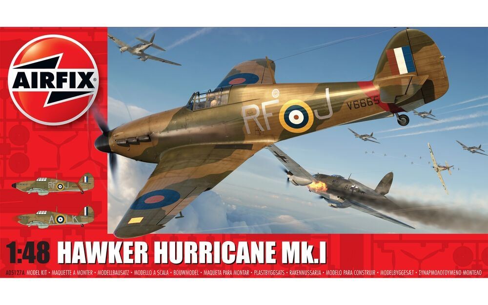Airfix A05127A 1:48 Hawker Hurricane Mk.I Plastic Model Kit Hornby Hobbies - Image 7