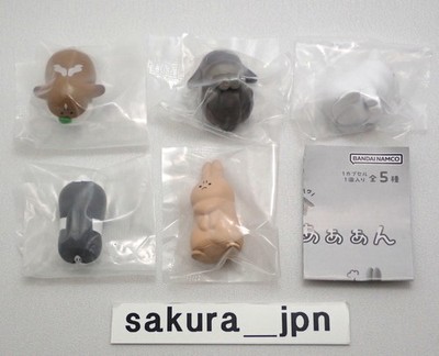 Angry Rabbit Punpun Usachan Capsule toy Complete Set of 5 Gashapon Gacha Figure
