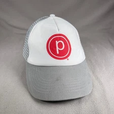 Pure Barre Fitness Hat Men OS Gray Snapback Trucker Cap Mesh Back Athletic