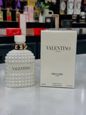 NEW VALENTINO UOMO BORN IN ROMA IVORY EDT SPRAY FOR MEN 3.4 Oz / 100 ml.
