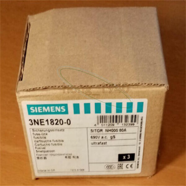 3PCS NEW Siemens 3NE1820-0 3NE1 820-0 80A 690V Fuse
