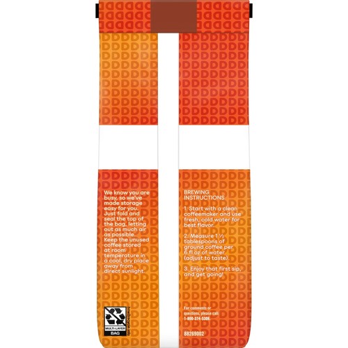 Dunkin' Hazelnut Flavored Ground Coffee, 12 Ounce - Picture 2 of 6