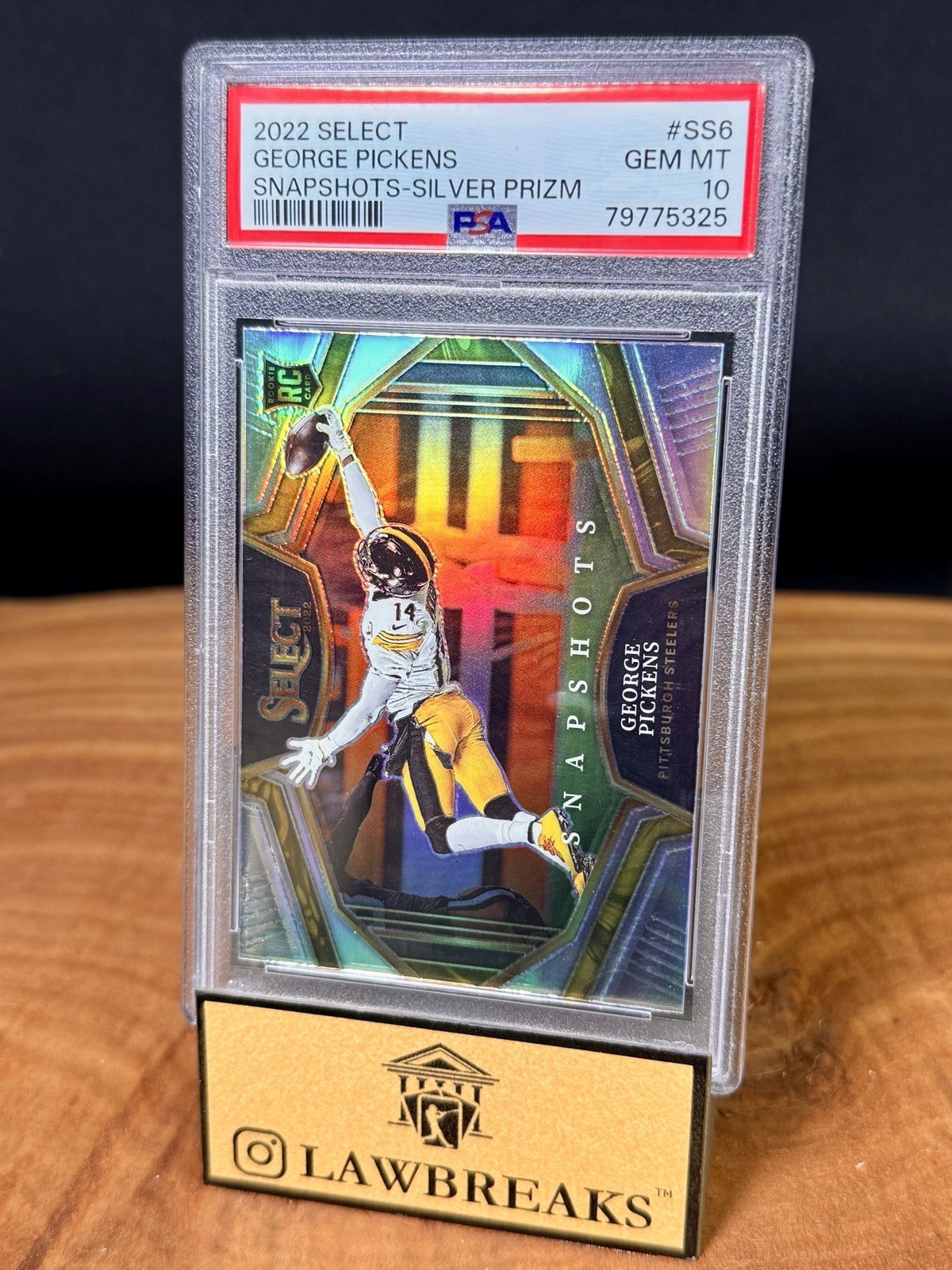 George Pickens Panini Select Snapshots #SS6 Silver Prizm