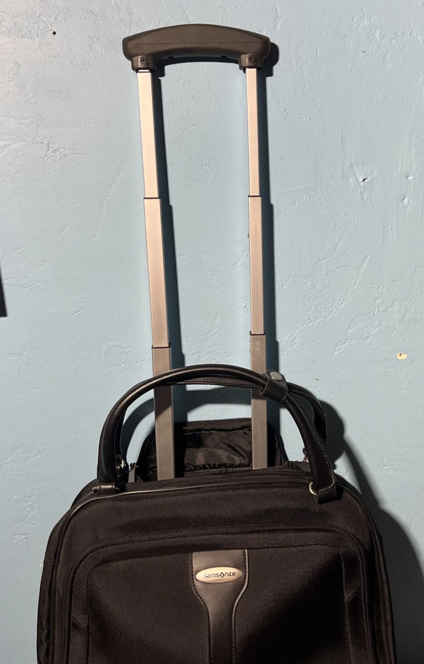 Дорожный чехол для ноутбука компьютера Samsonite черная сумка - Изображение 3 из 4