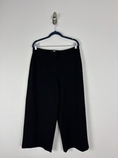 Boden Belgravia Crop Ponte Pants Size 10P Black High Waist Stretch Pockets