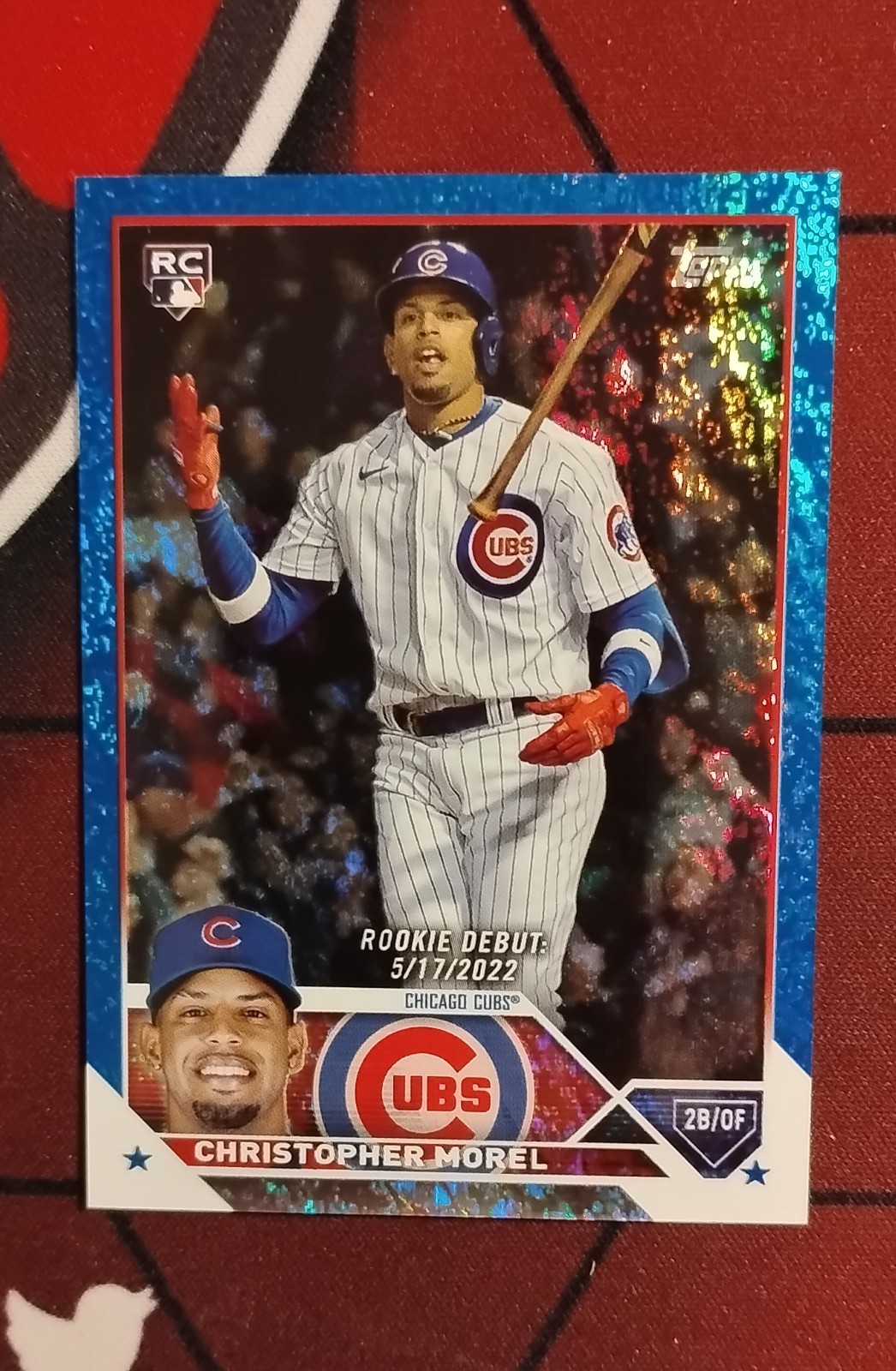 2023 Topps Update Series - Rookie Debut Christopher Morel #US163 Blue Foil /999