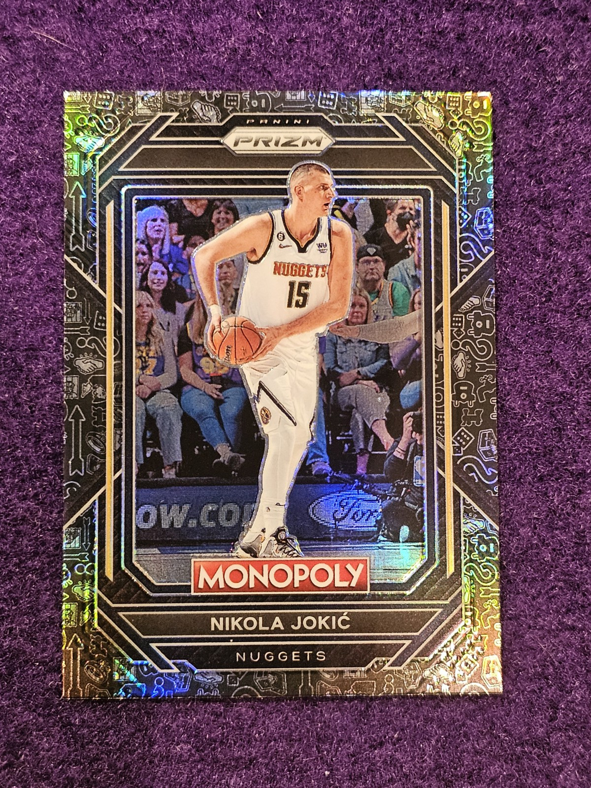 2022-23 Prizm Monopoly Basketball - Nikola Jokic - Black Classic Icons - #22