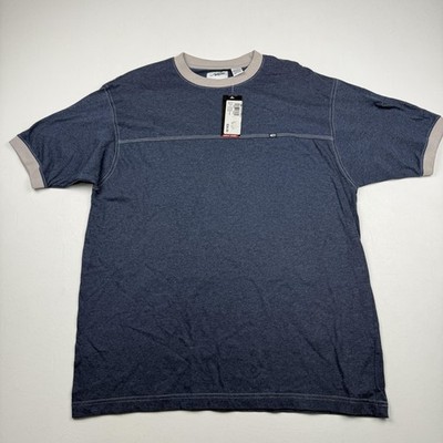 Vintage Y2K Point Zero Shirt Mens XL Crewneck Pocket Tee New Stripe