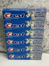 6x Crest Plus Baking Soda Peroxide Whitening Toothpaste 2.4 oz Each Fresh Mint