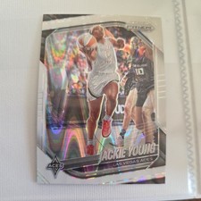 2025 Panini Prizm WNBA #23 Jackie Young White Seismic