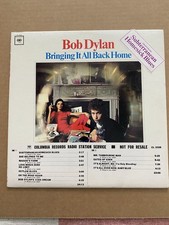 Bob Dylan Bringing It All Back Home Mono WLP With Tracks/Time Sticker