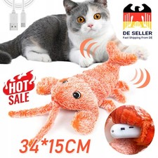 Interaktives Katzenspielzeug Elektrisch - Beweglicher Hummer USB-Aufladbar DHL