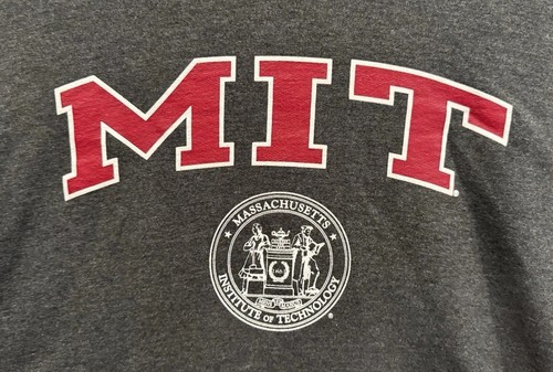 MIT Hoodie Champion Hoodie Sz M Gray Pullover Massachusetts Technology - Picture 7 of 16