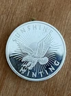 1/2 OZ .999 FINE SILVER ROUND – SUNSHINE MINT – EAGLE DESIGN – BULLION SI MARK