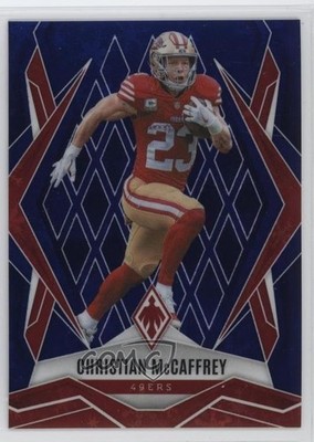 2025 Panini Phoenix Blue Winter /199 Christian McCaffrey #34 1q44