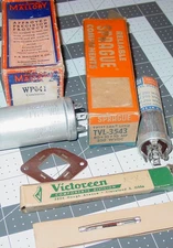 Condenser Capacitor Resistor Mixed Lot Vintage Ham Tube Radio Parts USA NOS