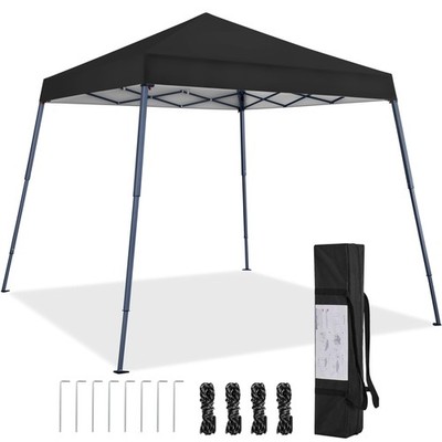 Yaheetech Pop Up Pavillon 3x3M 300 cm L × 300 B × 157-268,5 H, schwarz
