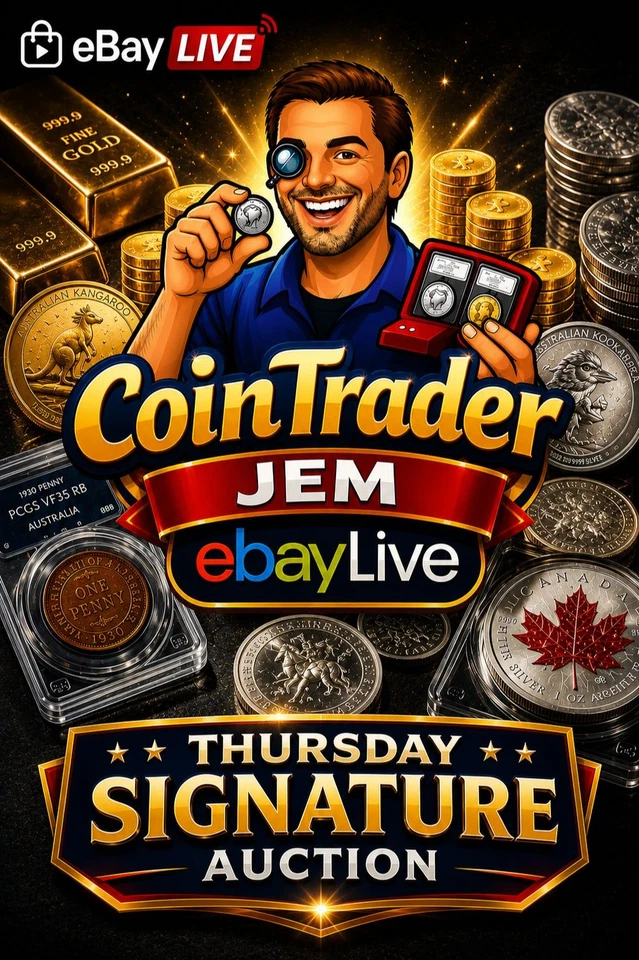 Thursday Signature Auction - Silver + Gold CHEAP - ALL $1 starts